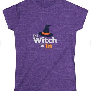 Purple Witch Graphic T-Shirt